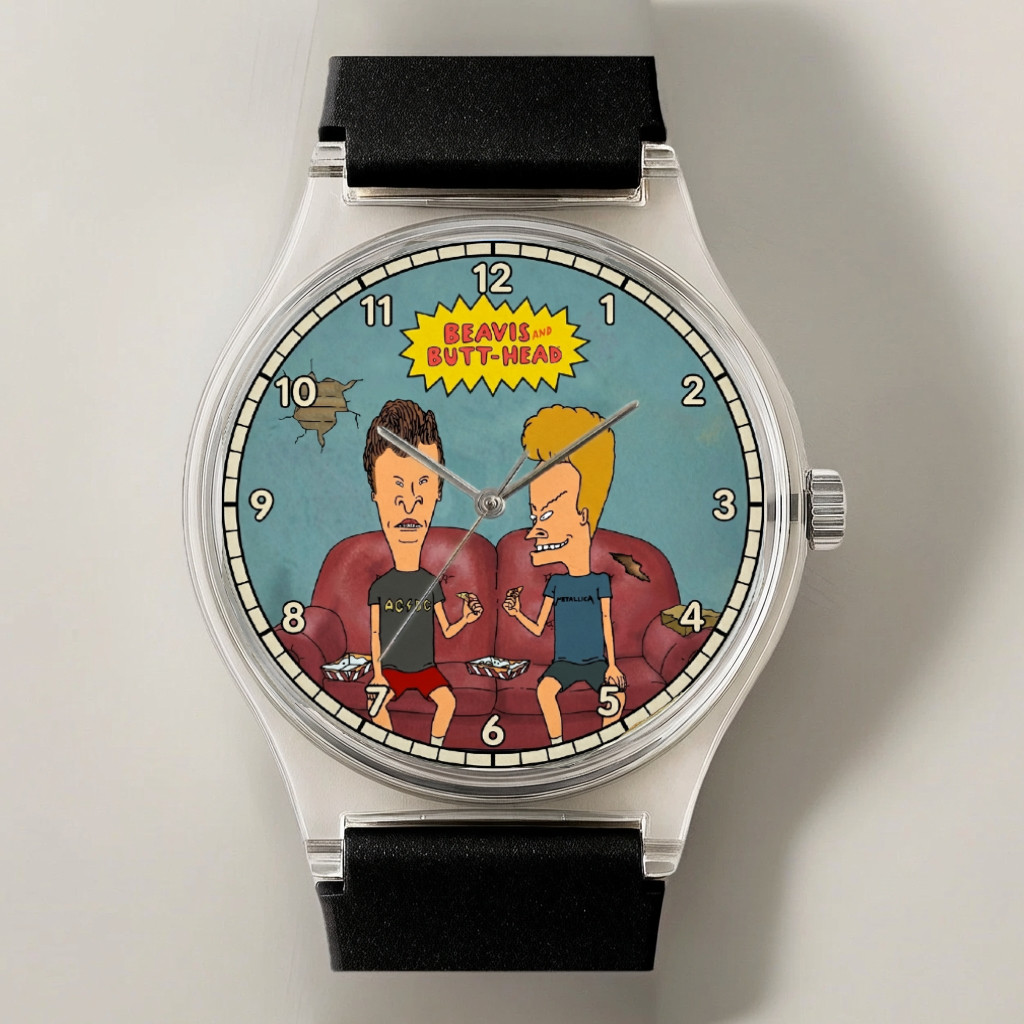 Beavis Butthead Daria Celebrity Deathmatch MTV Music Pop Art Watch Wristwatch