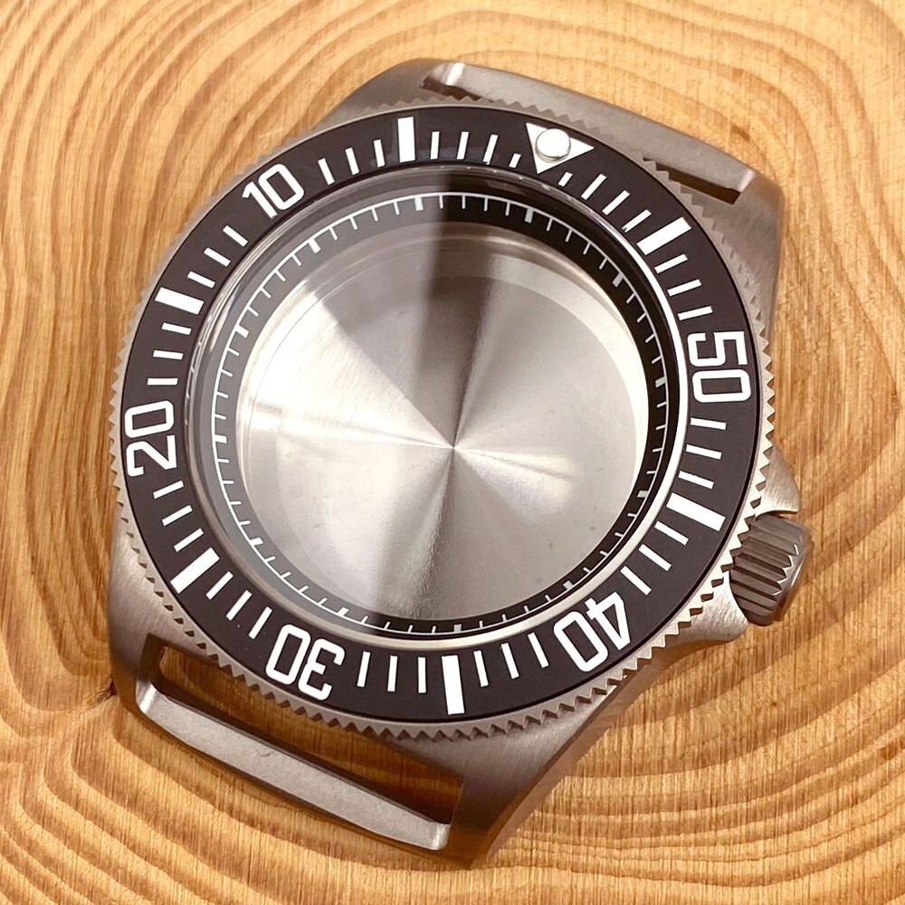 20ATM Diver Titanium 42mm Sapphire Watch Case Fit NH35 NH36 ETA2824 Miyota 8215