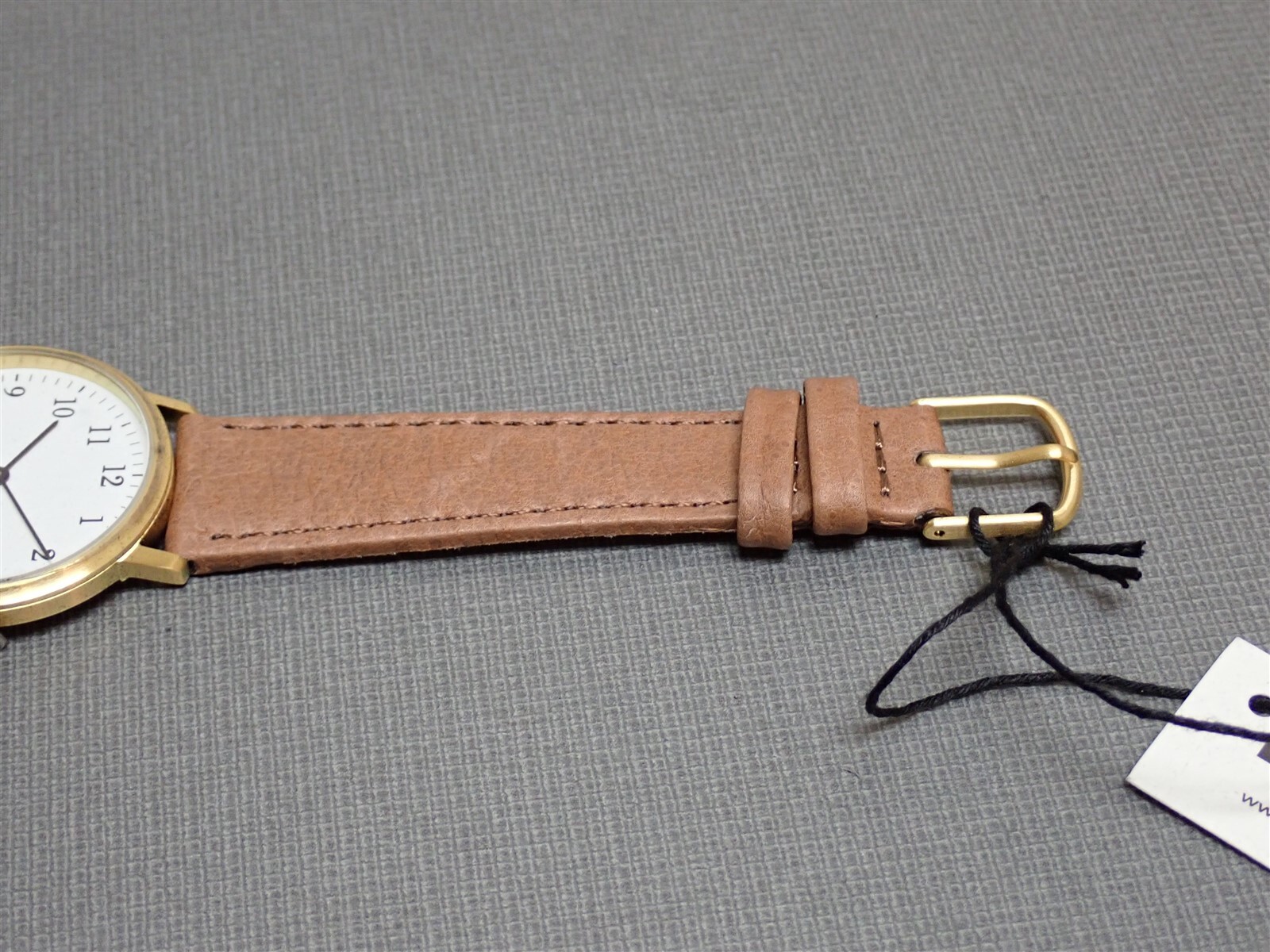 NEW Projects Watches PJT-7401BRBR Bodoni Brass M&Co 33mm Brown Leather Band