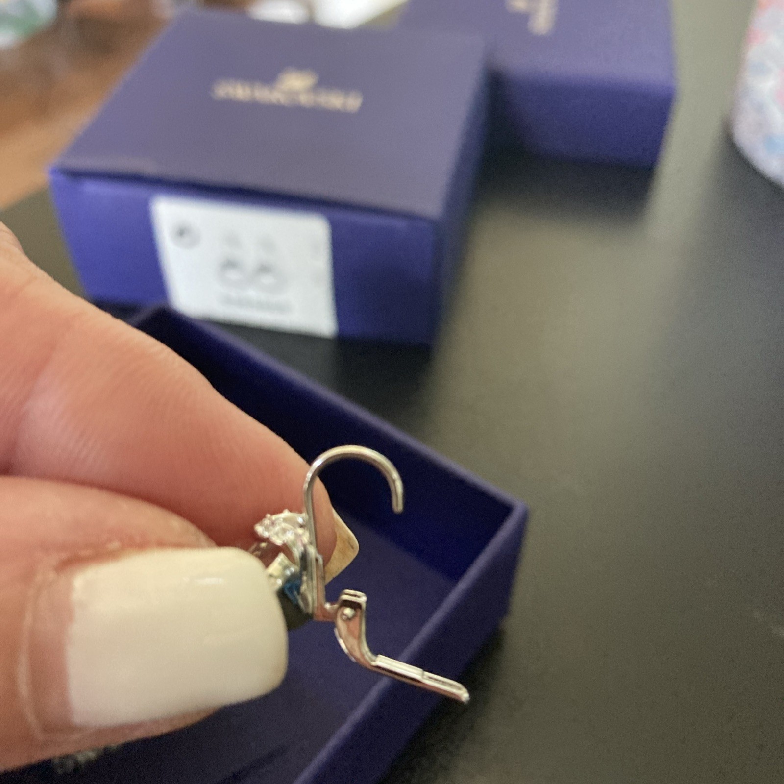 Swarovski Crystal Pierced Earrings