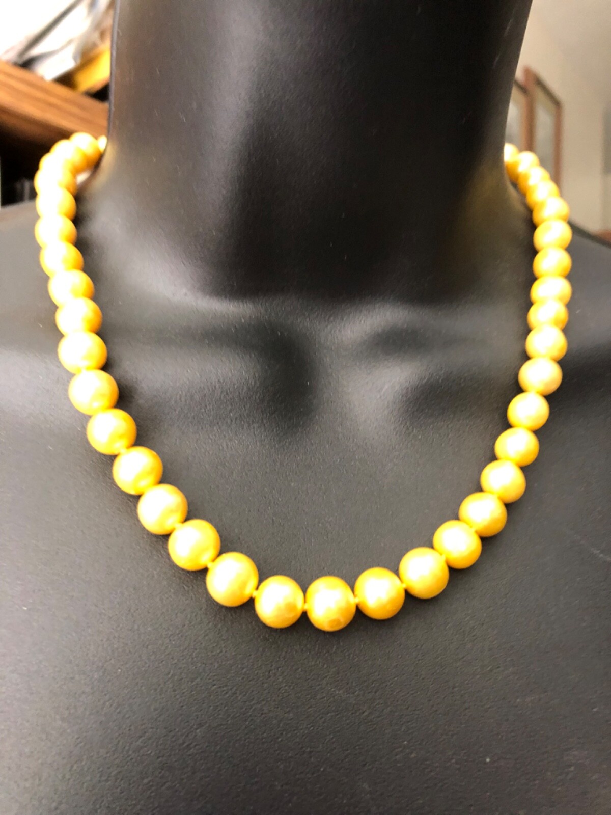 South Sea Golden Pearl 18″ Necklace
