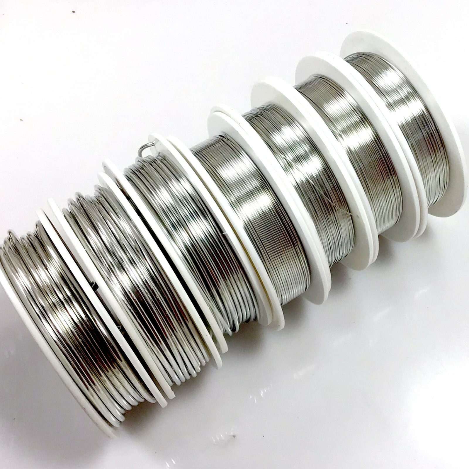 Beading Wire Zebra Silver Round 12,14,16,18,20,22,24,26,28 gauge Free Shipping