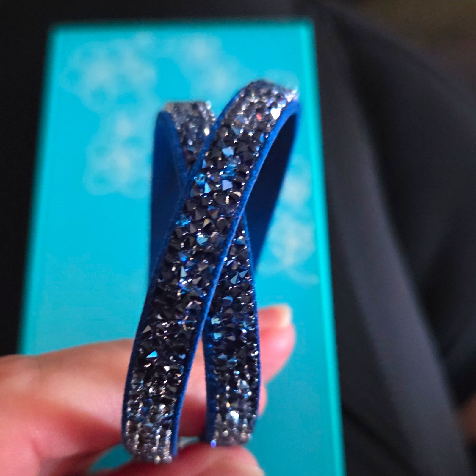 Origami Owl Blue Cyrstal Wrap