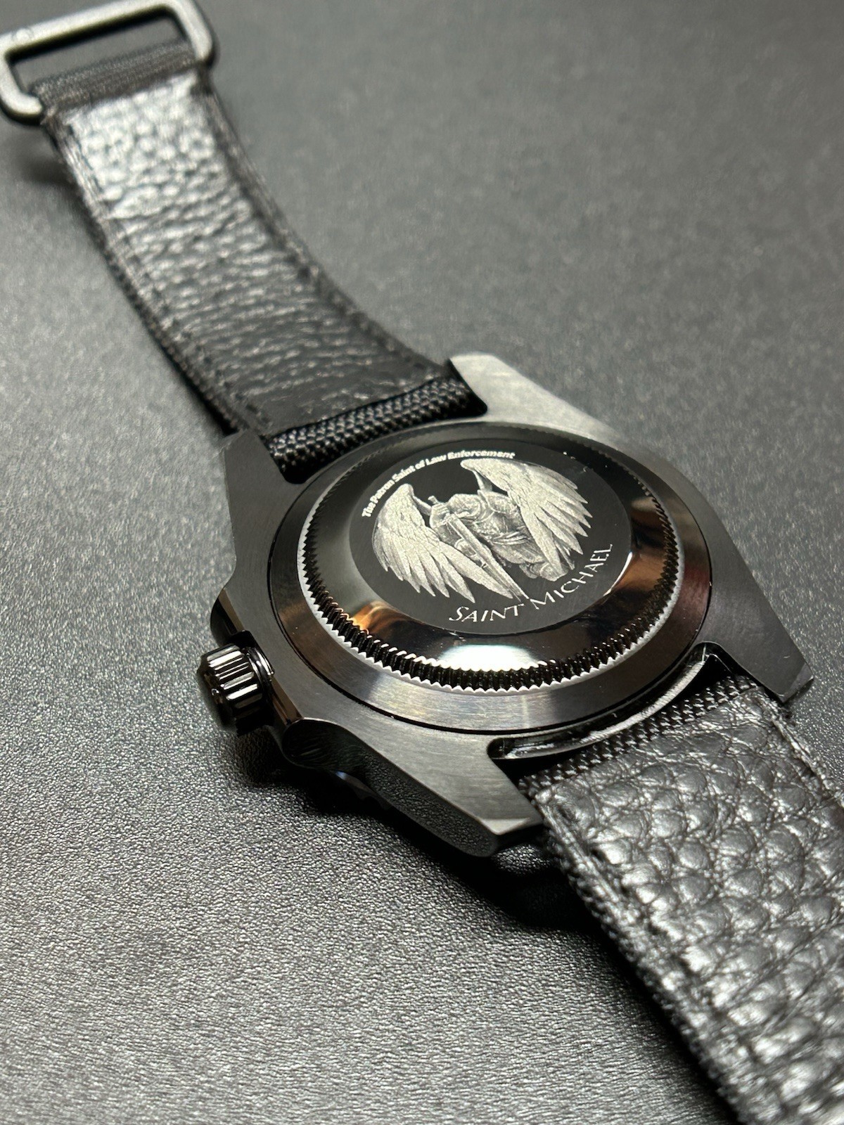 Sevin Custom Peacemaker Automatic Watch NH36-Police Law Enforcement