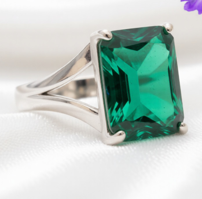 Green Tourmaline Gemstone Handmade 925 Sterling Silver Jewelry Ring All Size