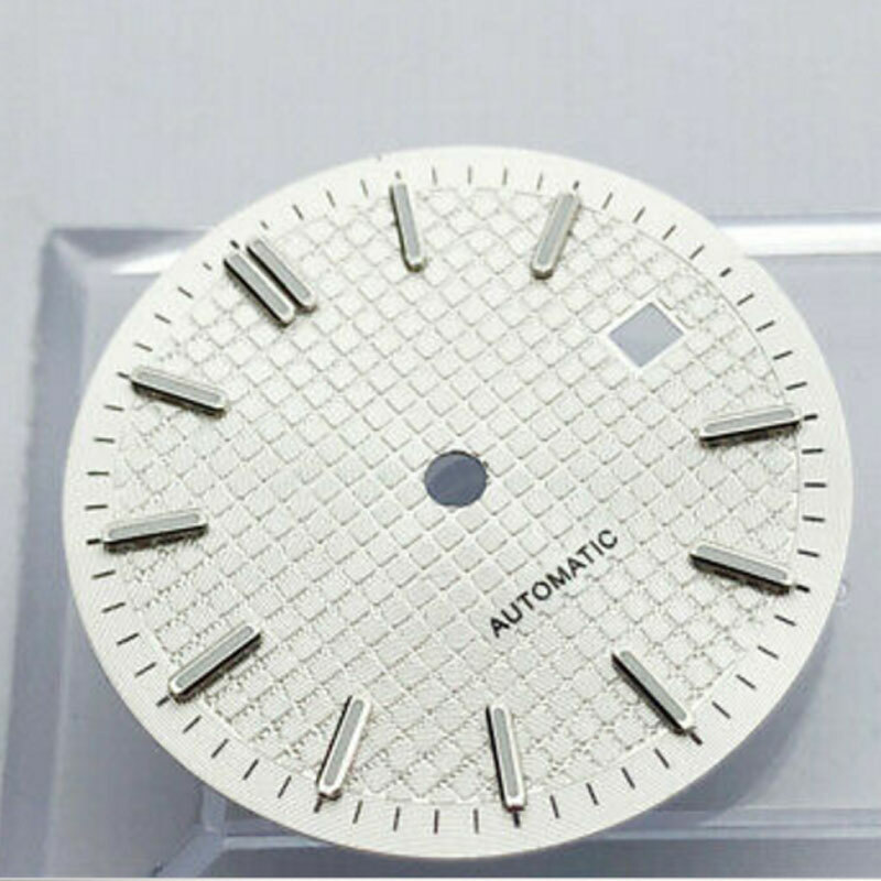 31mm White Grid Sterile Date Dial Fit PT5000 ETA2824 Miyota8215 821A DG2813