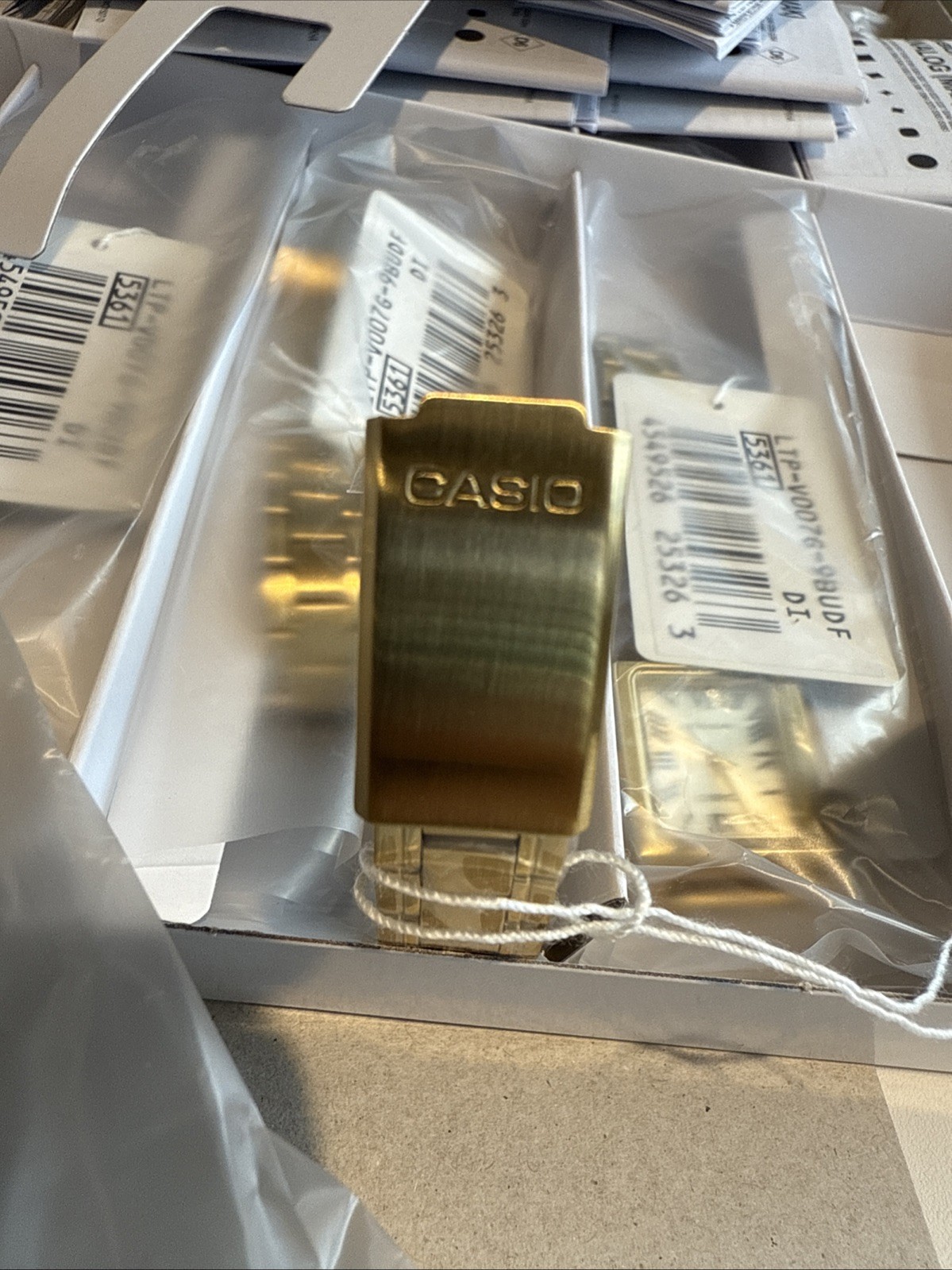 Casio LTP-V007G-9B Women’s Rectangular Gold Tone Roman Gold Dial Dress Watch