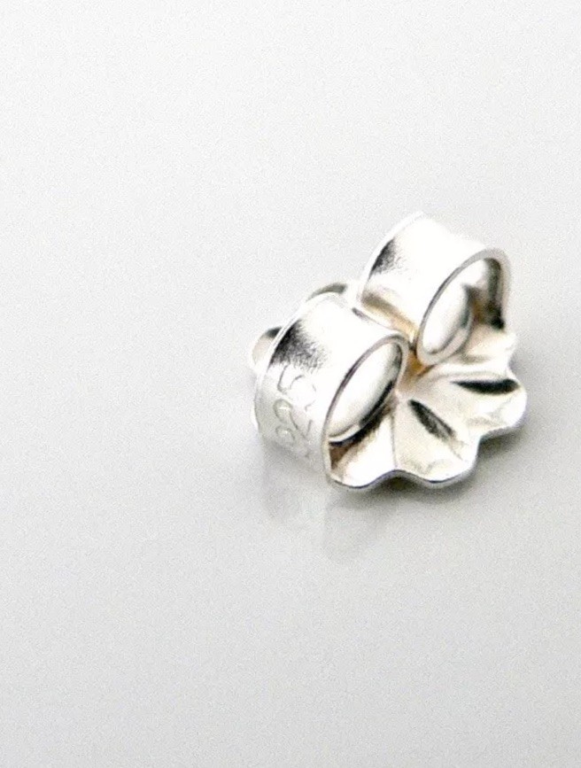 925 Sterling Silver Earring Butterfly Backs for Replace Your Lost Tiffany Back