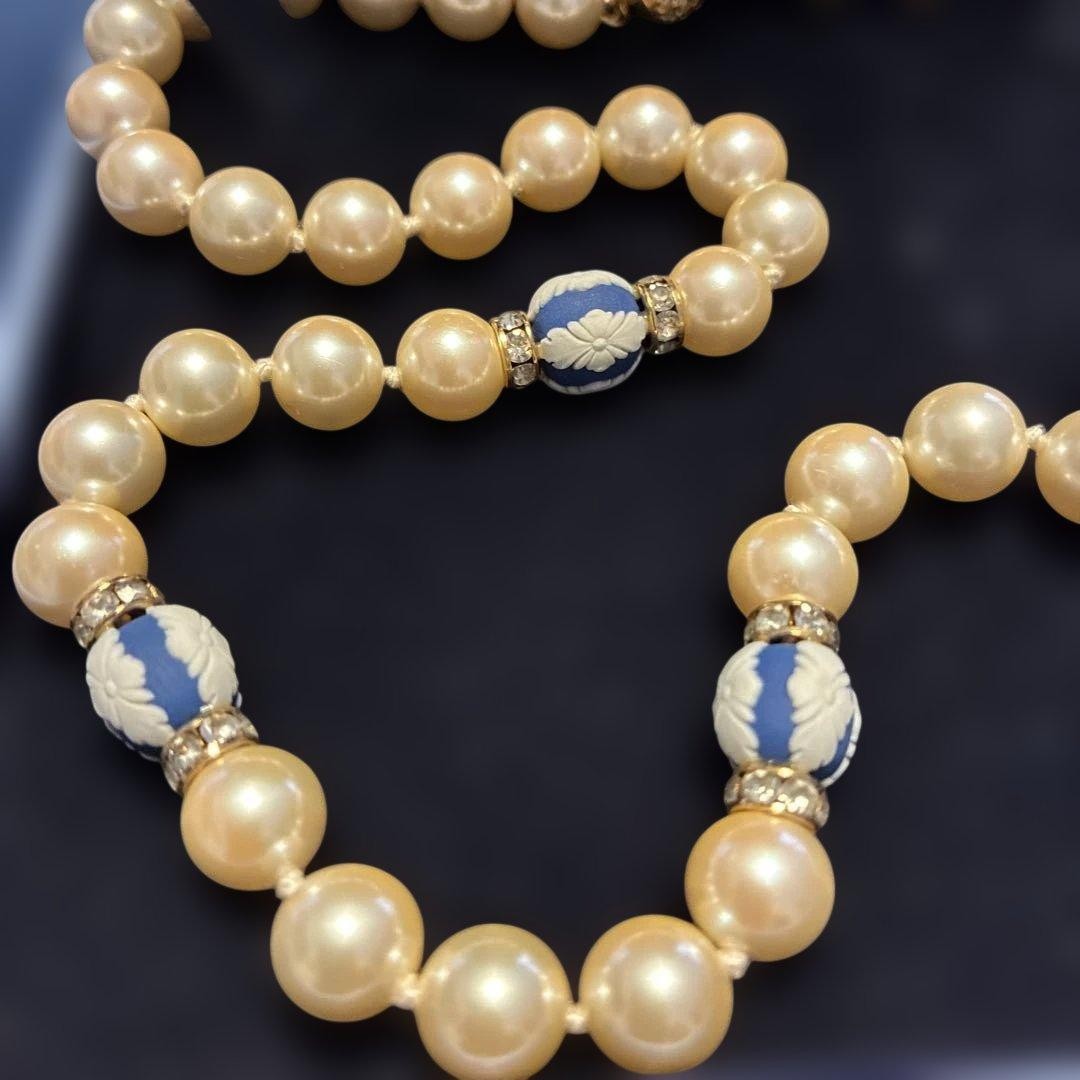 Pearl Necklace Jasper Used Not specified