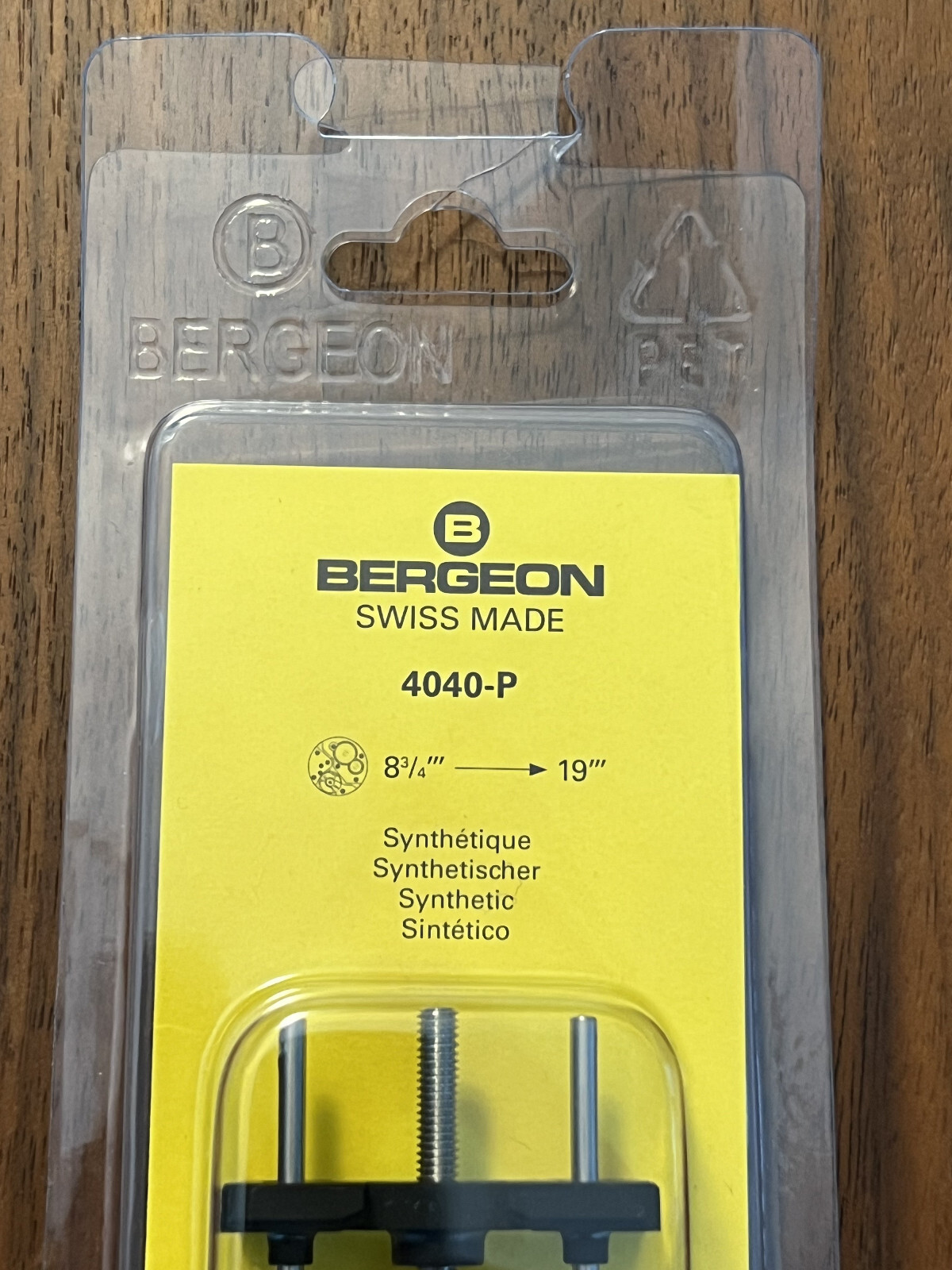 Bergeon 4040-P Extensible and Reversible Watch Movement Holder, Swiss