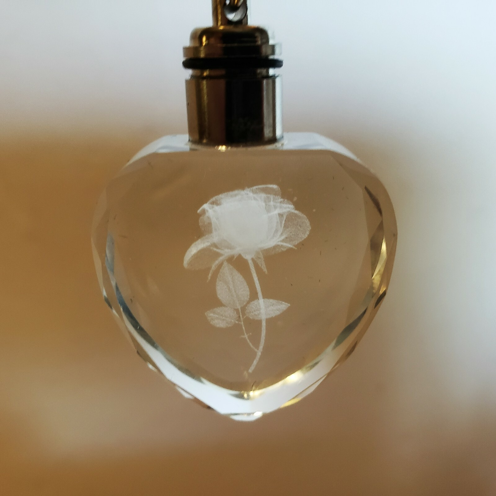 Anniversary Gift/Birthday Gift Necklace LED Lights Up Beautiful Red Rose Heart