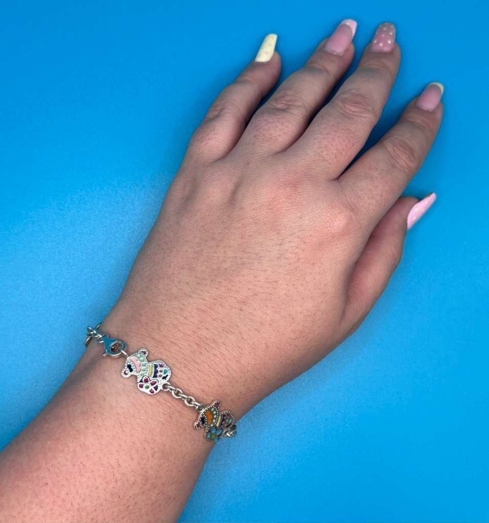TOUS – Authentic Silver and Enamel Tous Bracelet