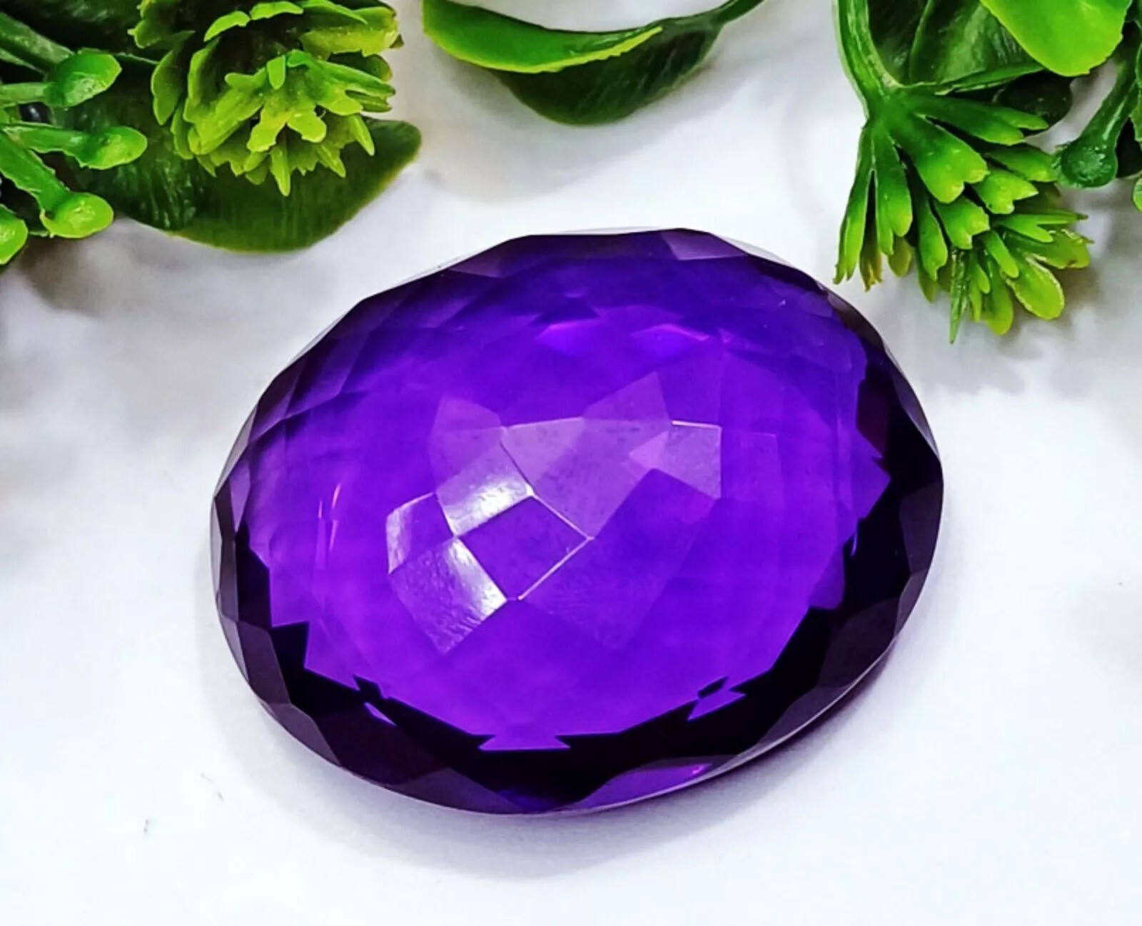 Violet Amethyst Huge 228-230 Ct Oval Cut Natural Loose EGL Certified Gemstone