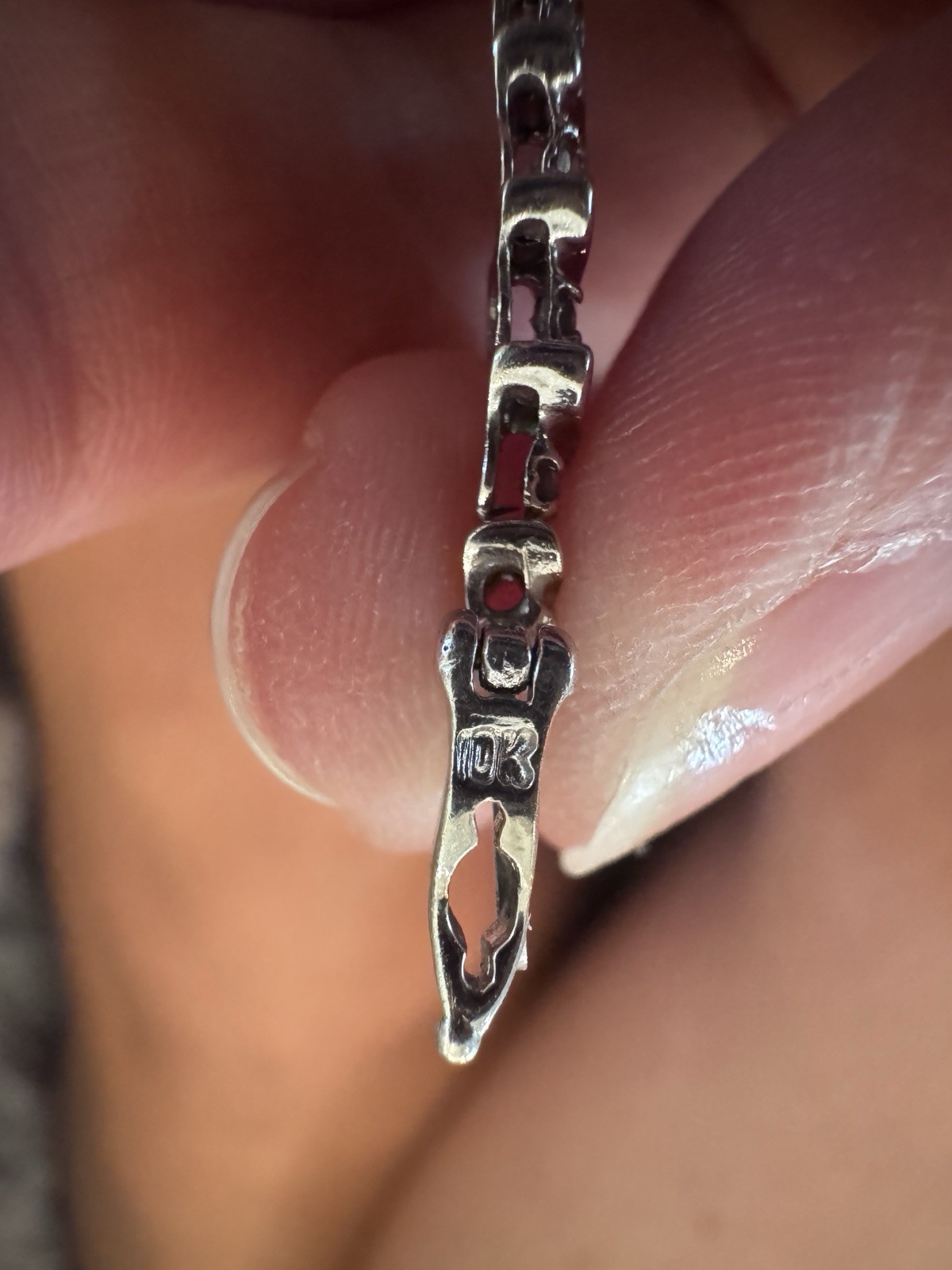 Natural Diamond Tennis Bracelet 10K