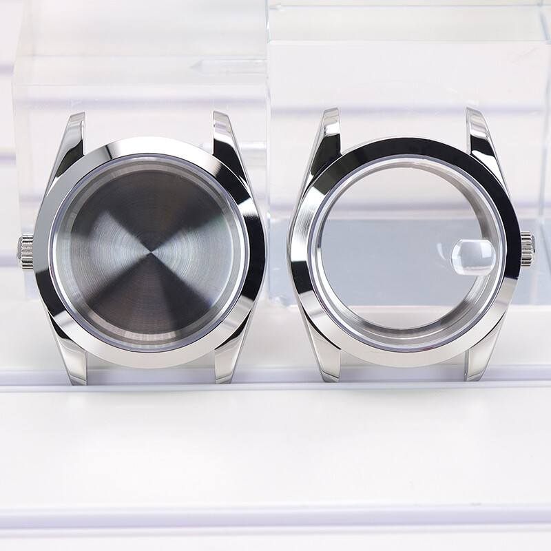 stainless steel Explorer Watch Case nh35 Sapphire Glass For Seiko NH35 nh36 8215