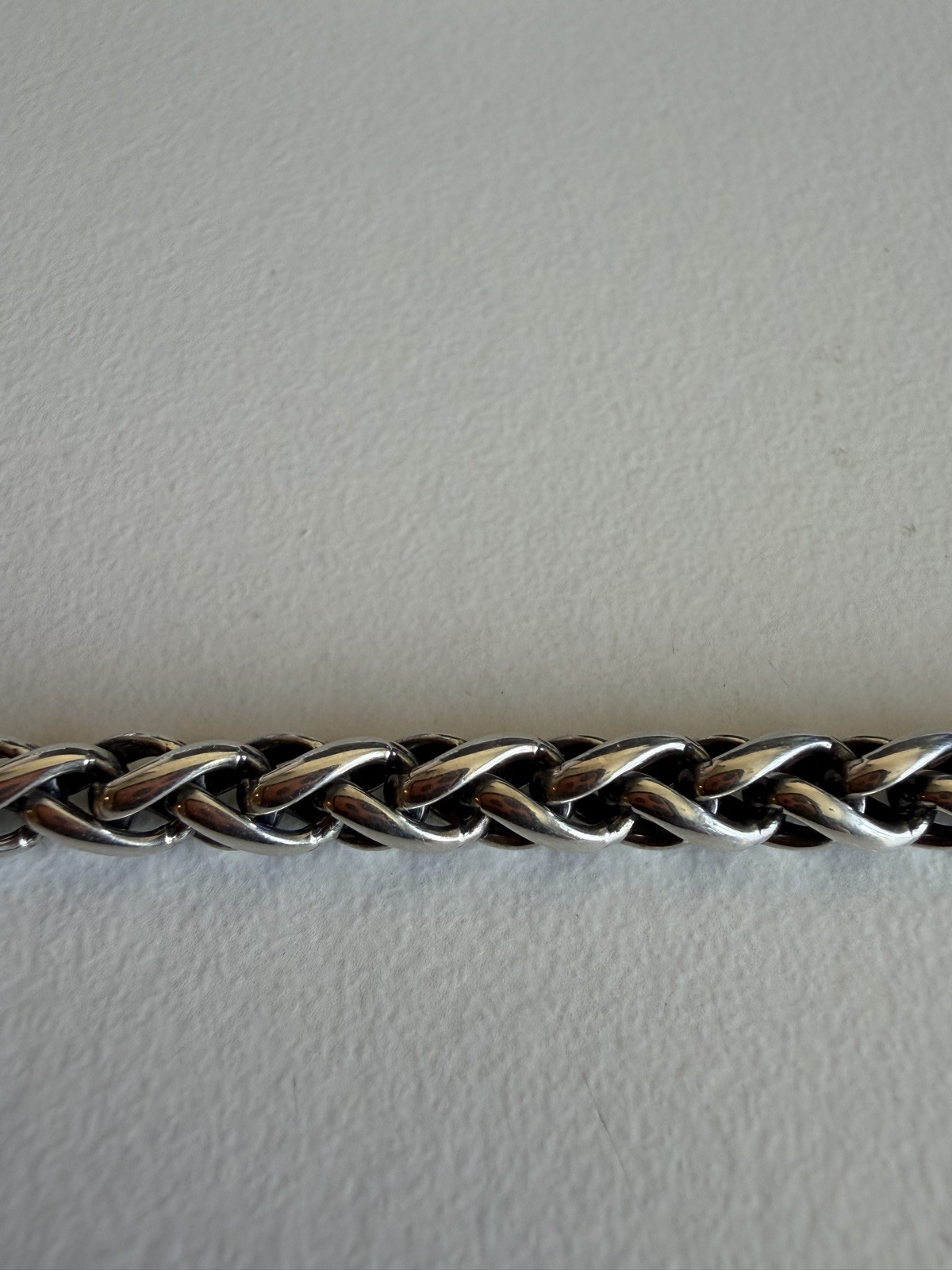 David Yurman Wheat Chain Necklace in Sterling Silver – 4mm – 22″ – FREE SHIP