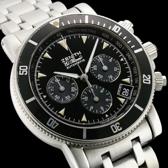 Zenith El Primero Rainbow Chronograph 02.0471.400/21 from Japan #090