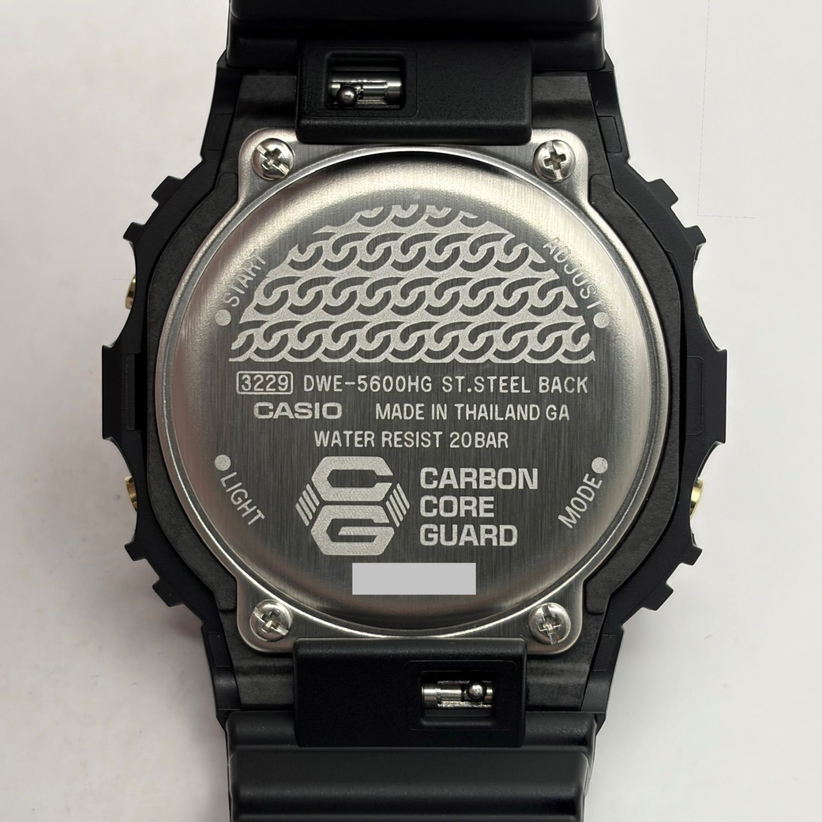 (T844) Normal Operation CASIO G SHOCK 5600 SERIES CARBON CORE GUARD Custom Set D