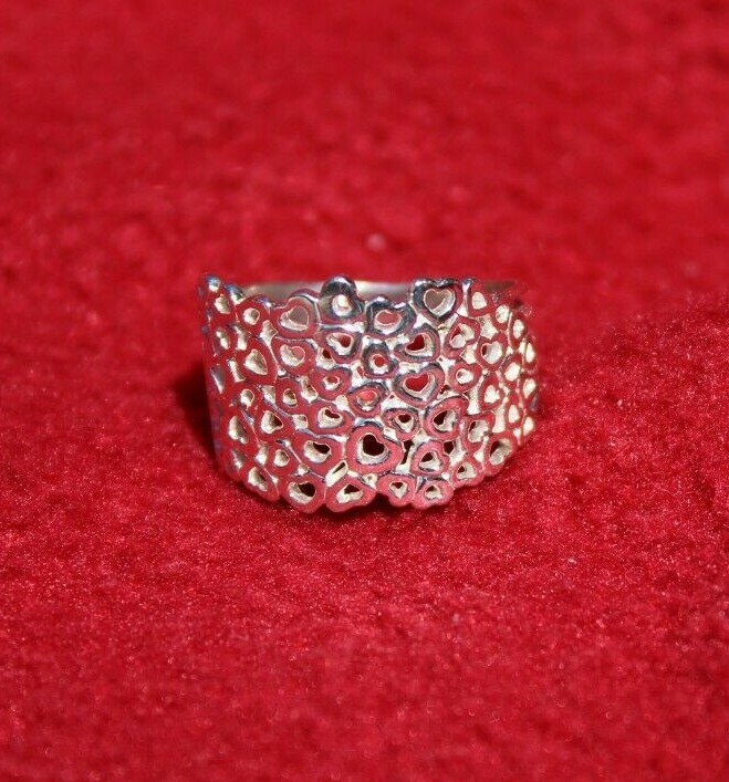 Solid Silver 925 Ladies Ring UK Handmade All Size Available+ gift box