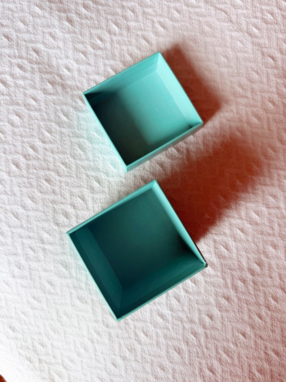 100% Authentic Tiffany Ring Boxes, Iconic Tiffany Blue, Excellent Condition