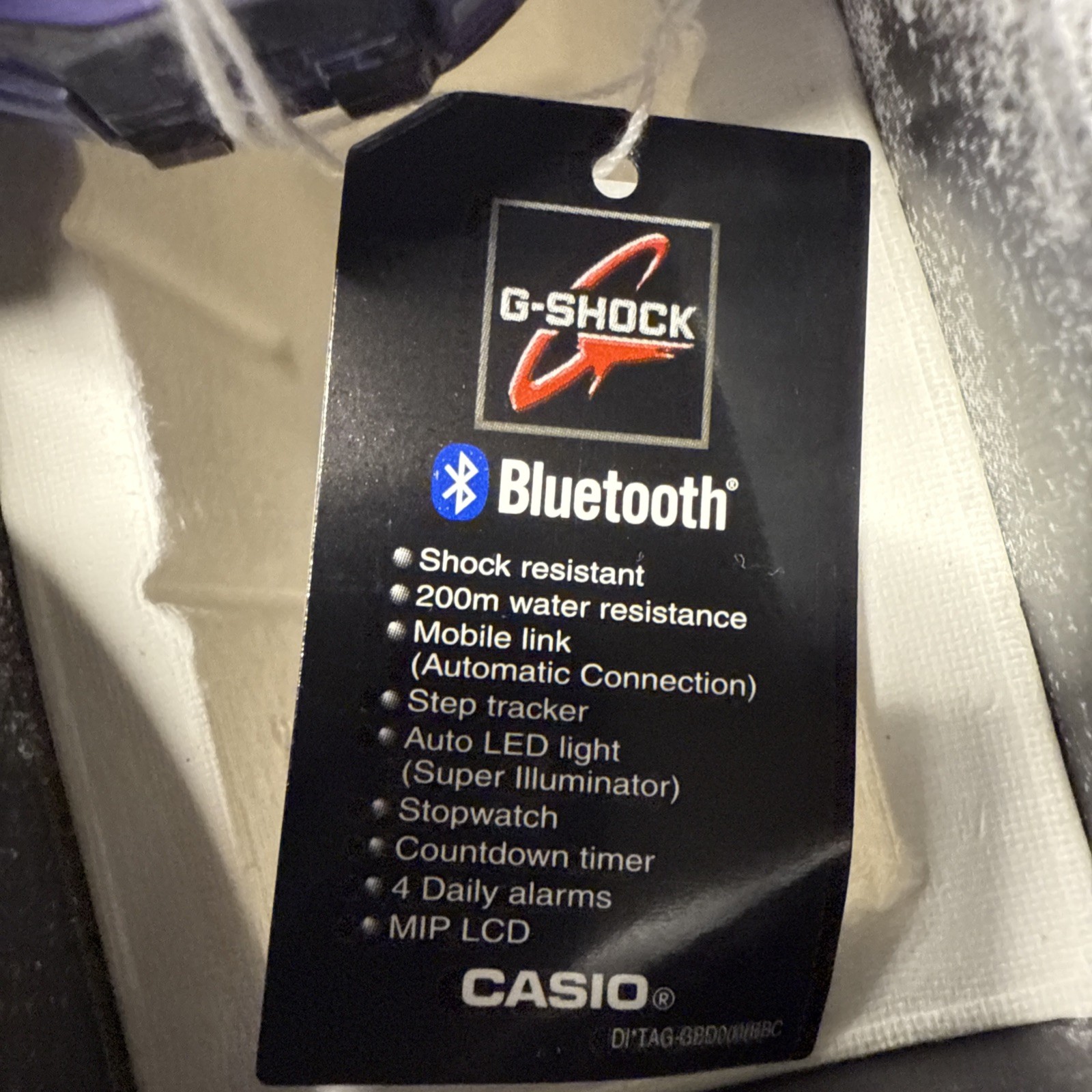 Casio G-Shock GBD-200SM-1A6 Tough Solar G-Squad Bluetooth Fitness Watch New