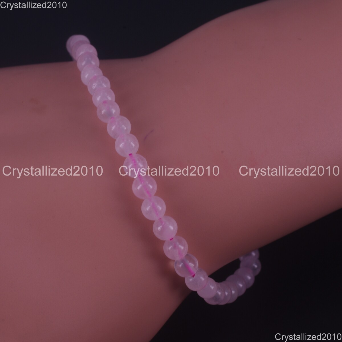 Handmade 4mm AAA Natural Gemstone Round Beads Stretchy Bracelet Healing Reiki 8″