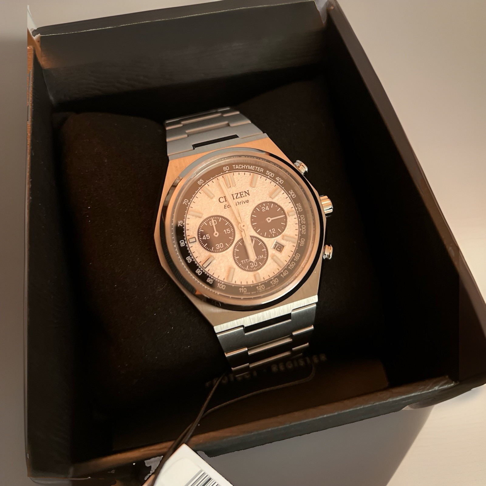 Citizen Zenshin Men’s Eco-Drive Chronograph Watch CA4610-85A *New*
