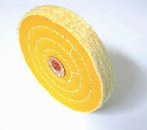 Jewelers Buff Yellow Treated Chemkote Polishing Buffing Wheel 6″ Jewelry Buff 1p