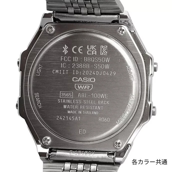 CASIO Step Tracker ABL-100WEGG-1B ABL-100 Bluetooth Quartz Digital Black New