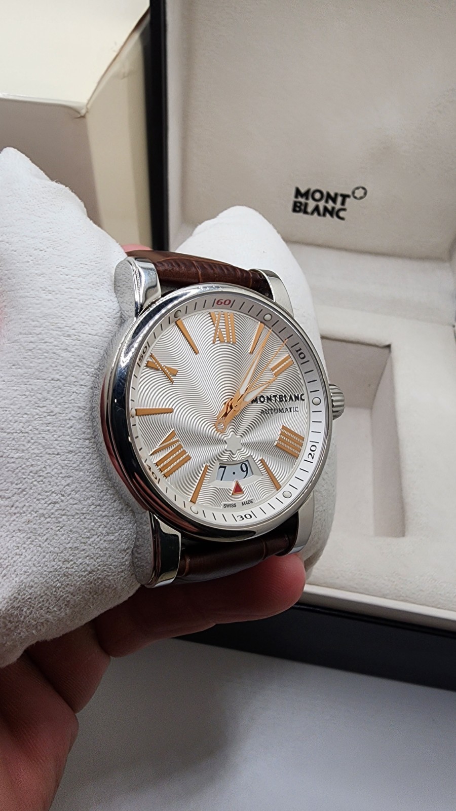 Montblanc Star 4810 Date Automatic 7102 Silver Dial 40mm w/ Box 105858