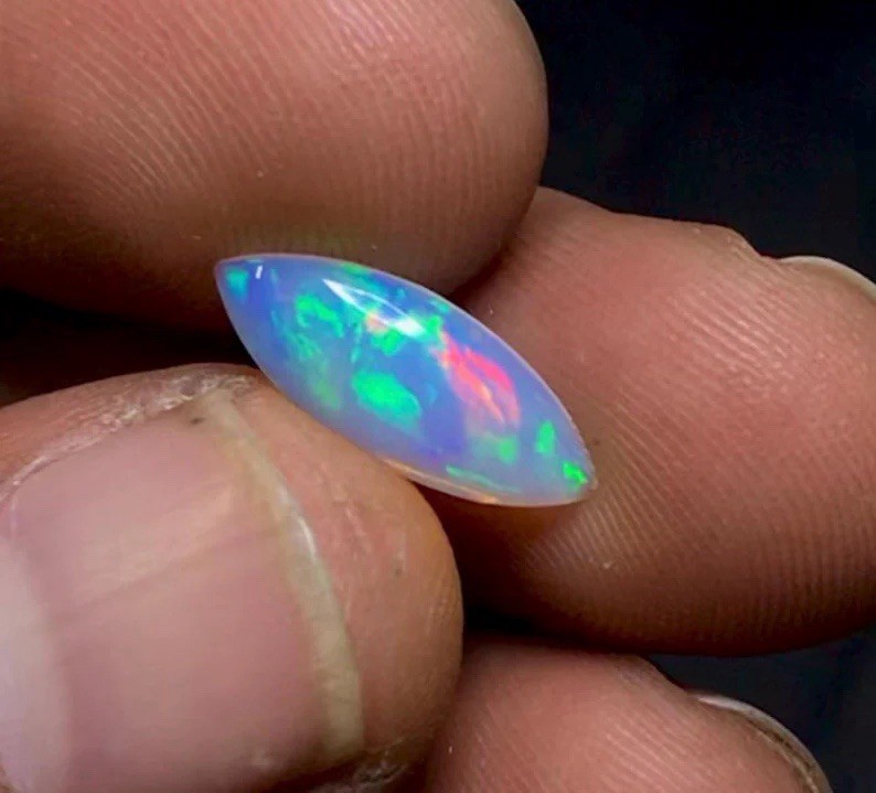 16×6.5×3 mm Natural Welo Ethiopian Opal Cabochon Loose GemstoneNS-182