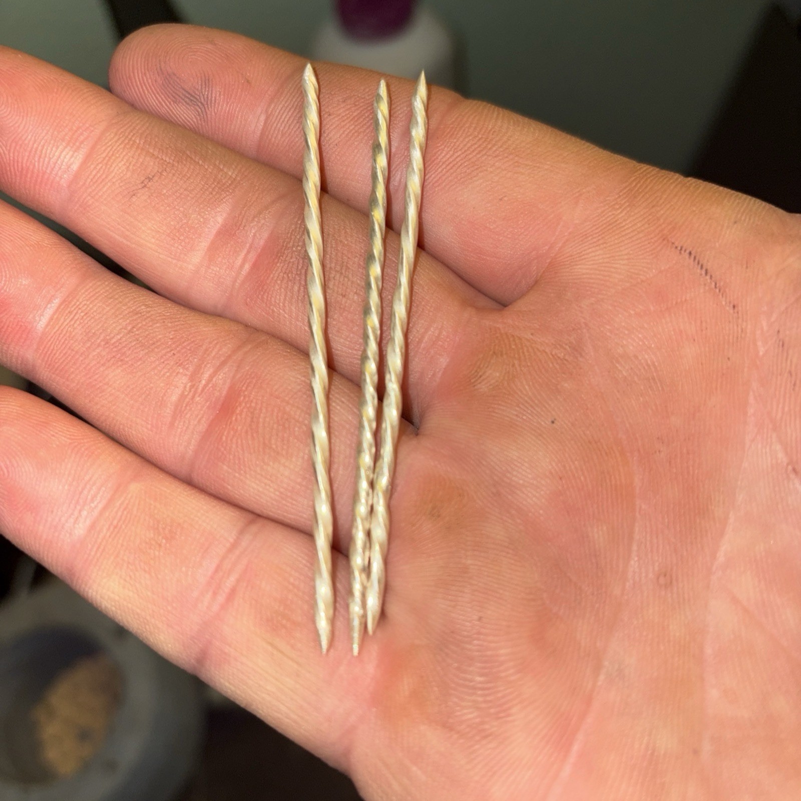 Pure Silver .9999 Toothpick/Texas/Cowboy Toothpick Single X1