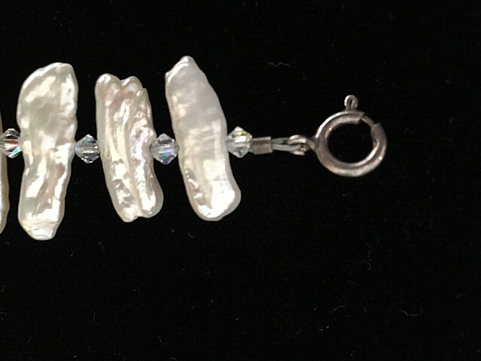 Biwi Baroque Stick Freshwater Pearl Bracelet Adjustable