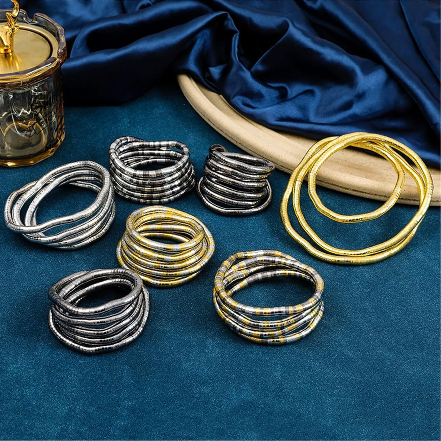 Bendable Snake Necklace for Women Punk Flexible Twisty Multi-Purpose Necklace Co