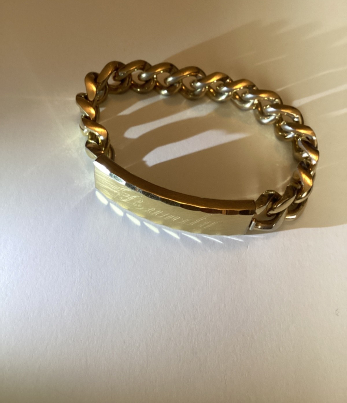 Vintage Speidel USA ID Bracelet Randy 7”