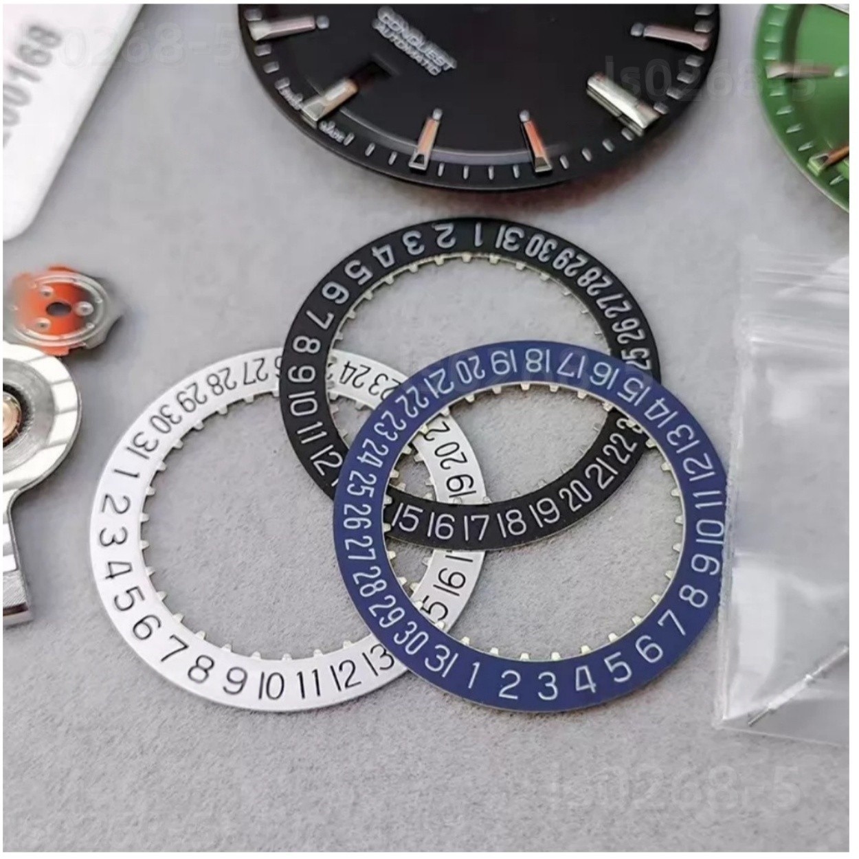 41mm stainless steel kit + dial + hands + watch strap For 2824/2892