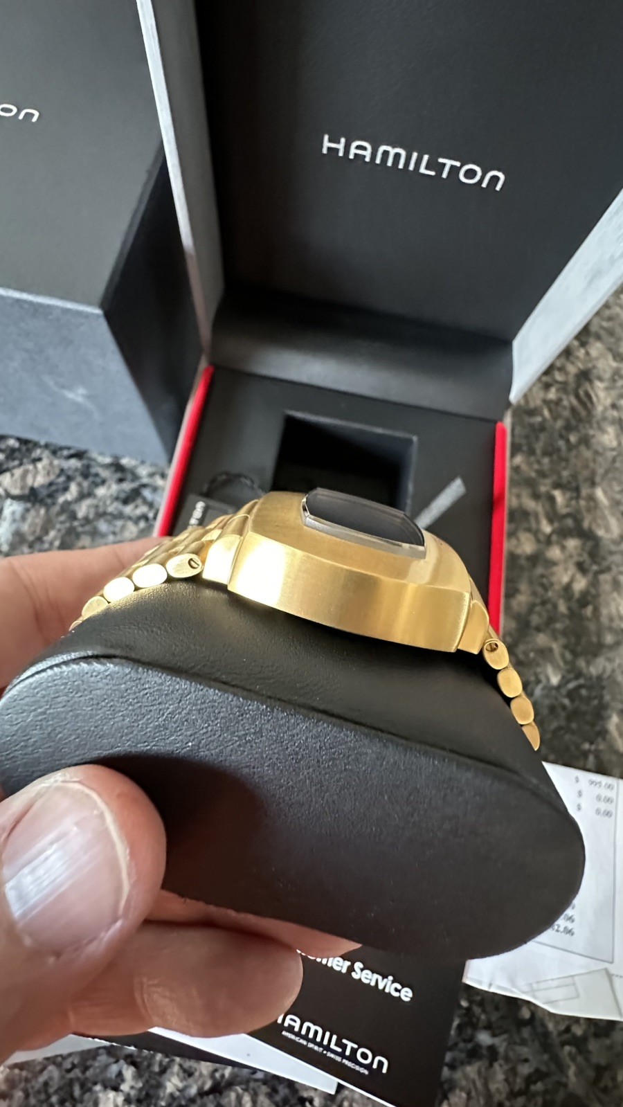 HAMILTON PSR H524240 Digital Gold 50th Anniversary Limited Edition. USA Seller