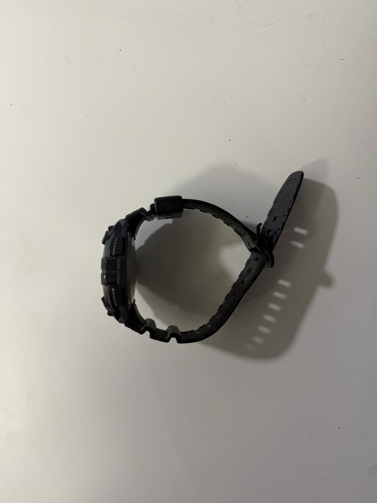 Casio Tough Solar Digital Quartz Solar Illuminator Black Resin Band 50m 44mm