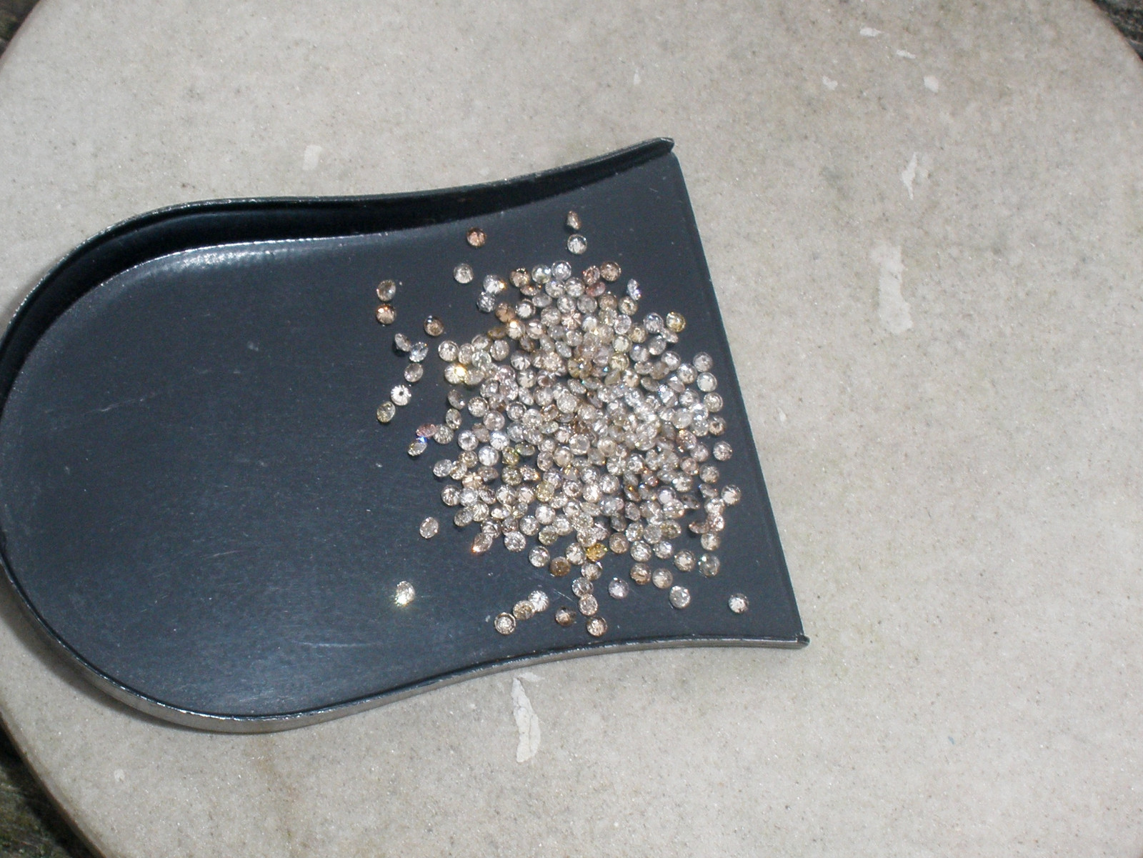 Over 1/2 Ct Loose Faceted Round Champagne Diamonds 1.7 to 1.8mm each