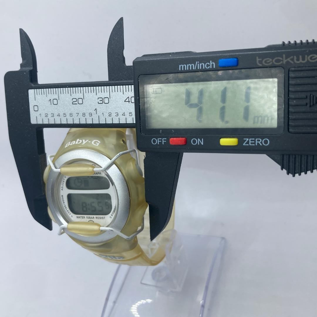 [Working Condition] CASIO Baby-G Digital Round Yellow