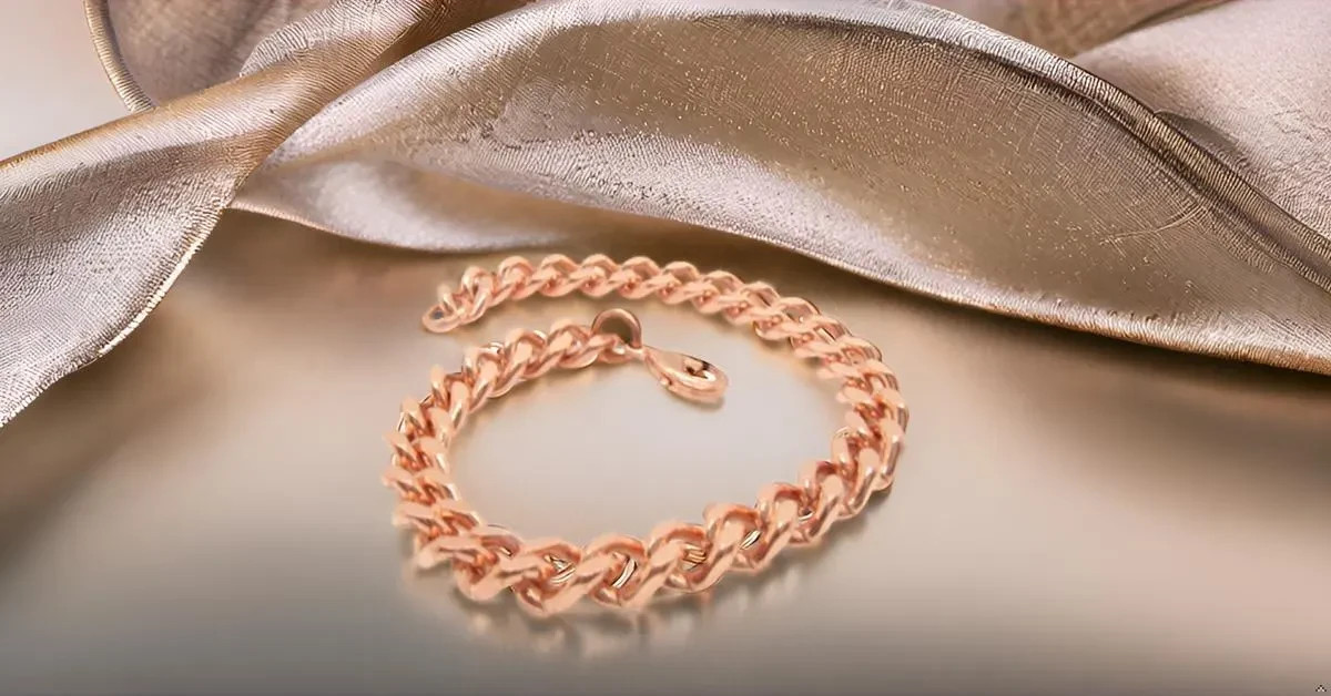 Solid copper bracelet CB646G – 3/8″ wide. Available in 8 to 11 inch lengths.