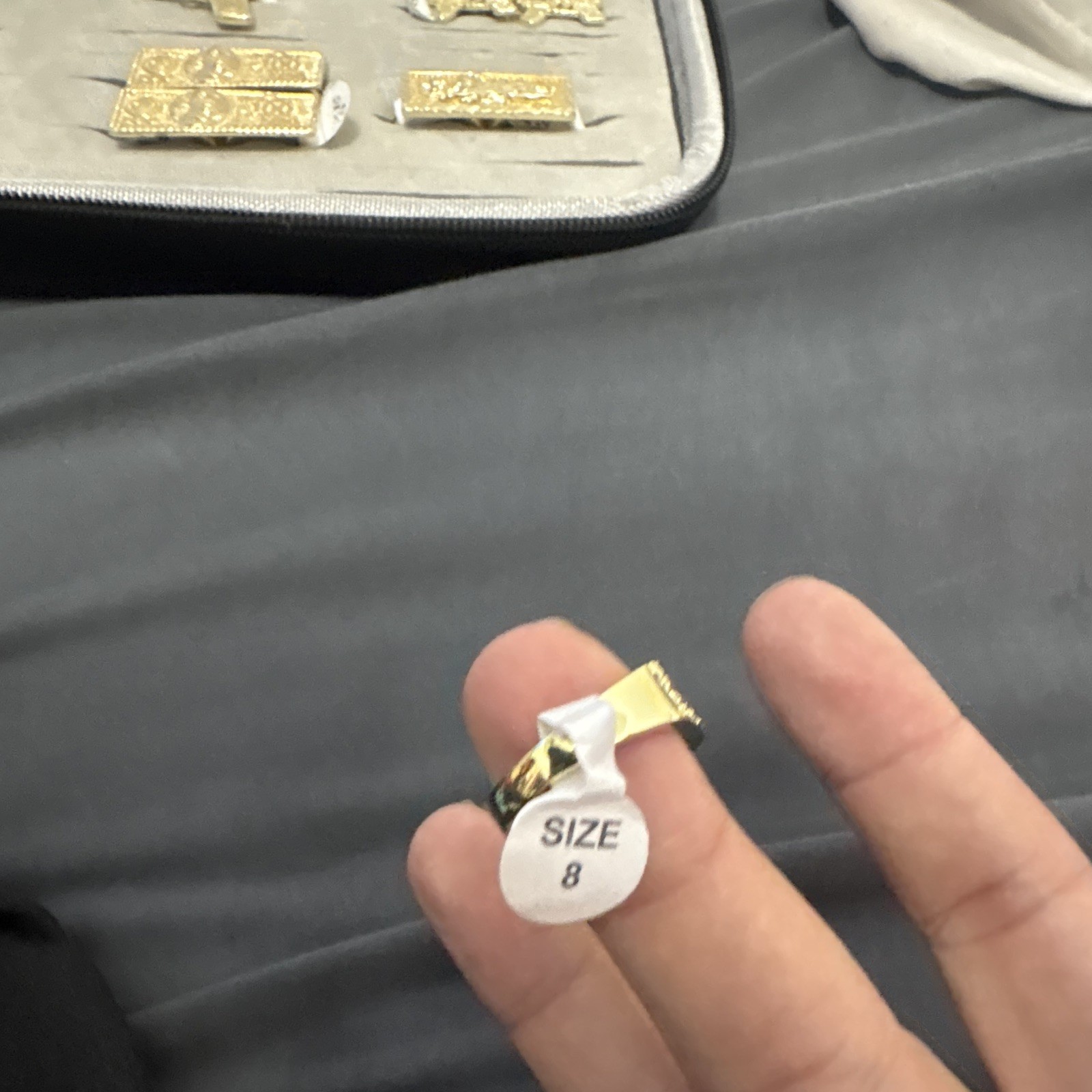 10k Gold dipped nugget ring size 8