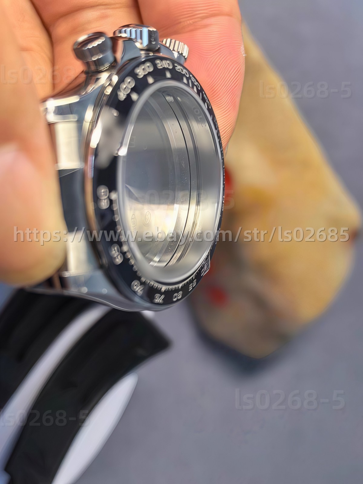 DIY SET for 40MM watch case + dial + hands +904L Strap Suitable for 4130 4131