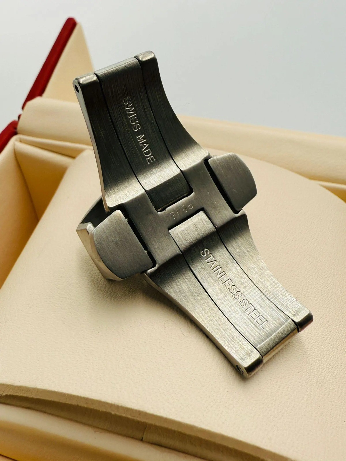 22mm Panerai Stainless Steel Deployment Clasp PBJE Brushed Finish