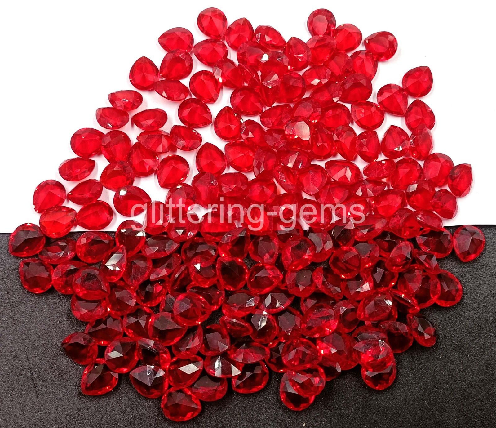 Pear Cut Natural Red Ruby Lot 12×10 mm Size IGL Certified Loose Gemstone M25
