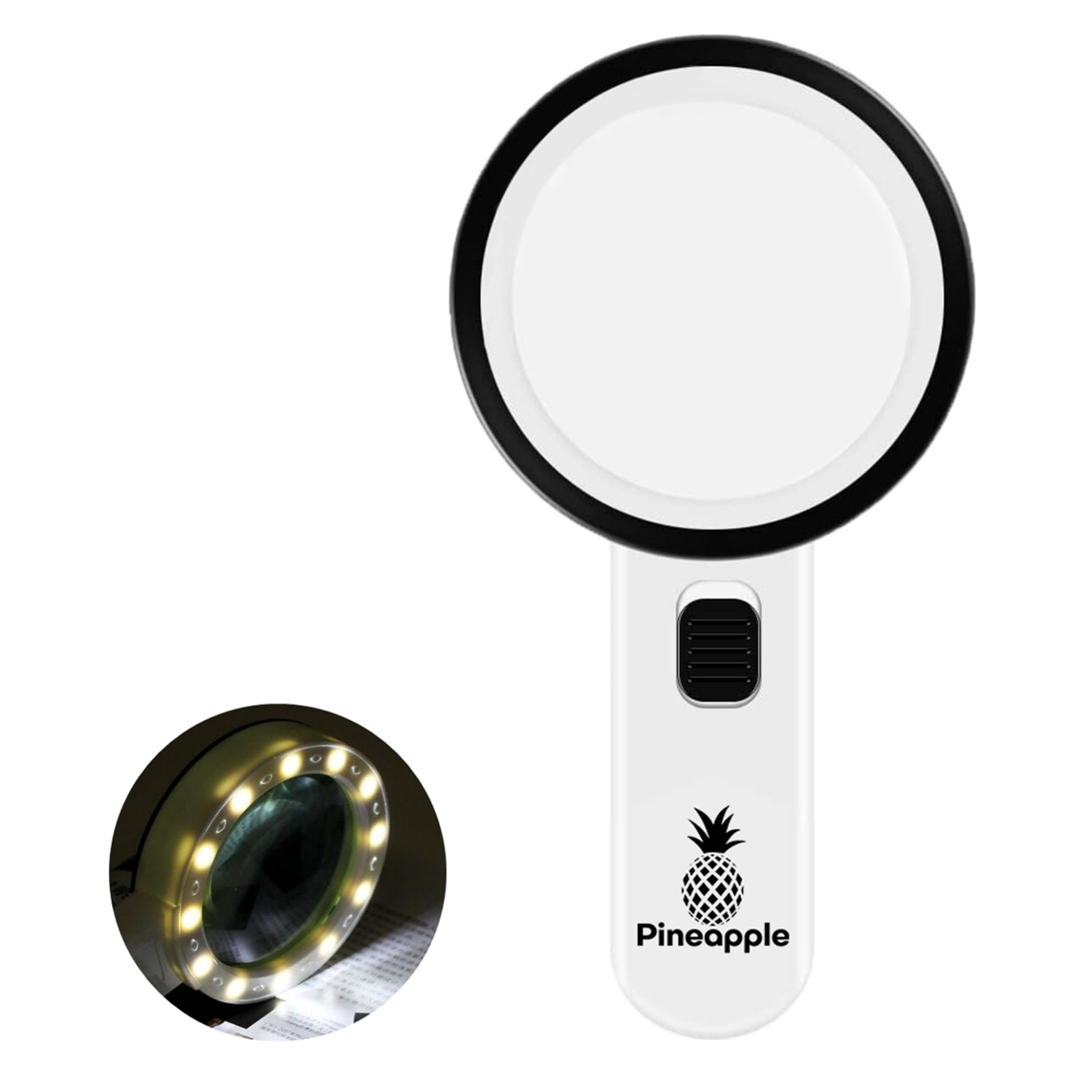 Magnifying Glass with Light 30X Handheld Magnifier Large Reading Aid LED Big