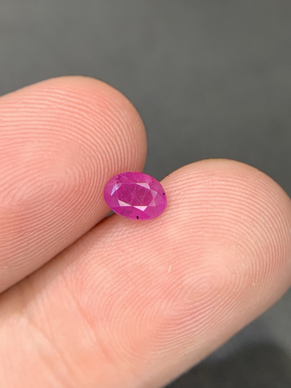 0.81 Ct No Heat Ruby
