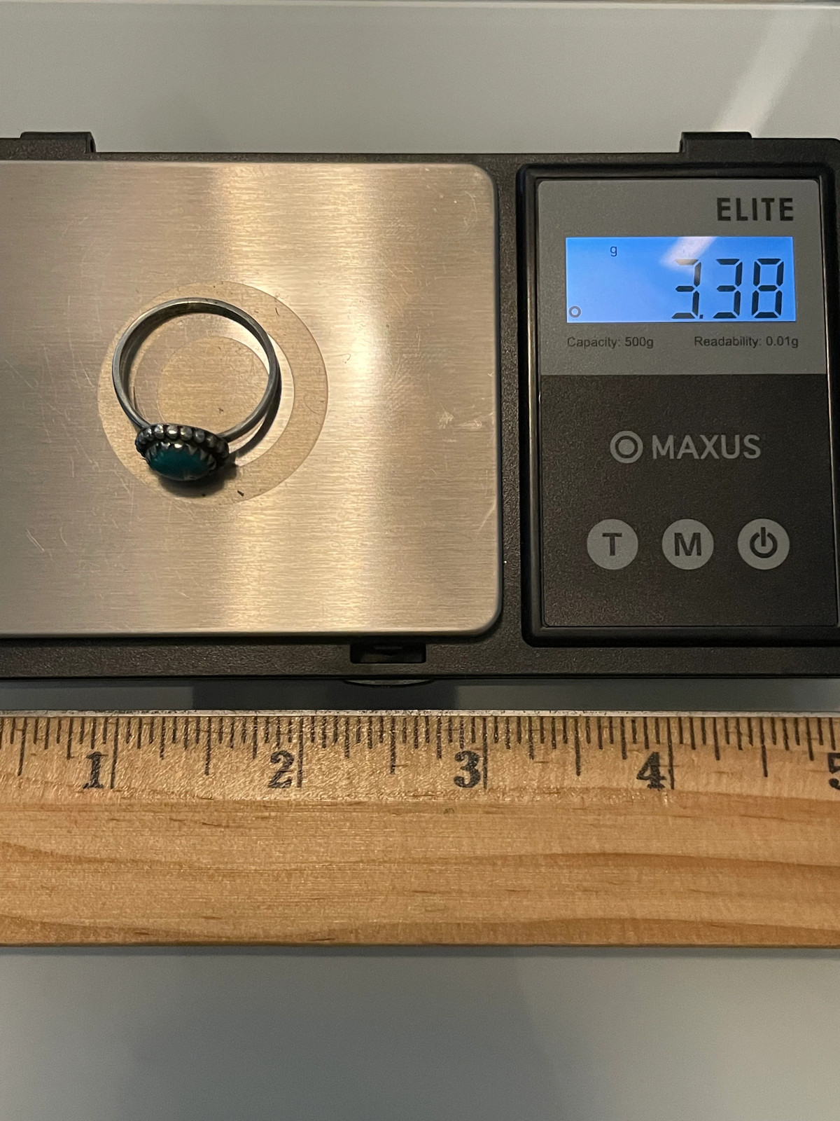 Kingman Turquoise Ring | Sterling Silver | Size 9 G364