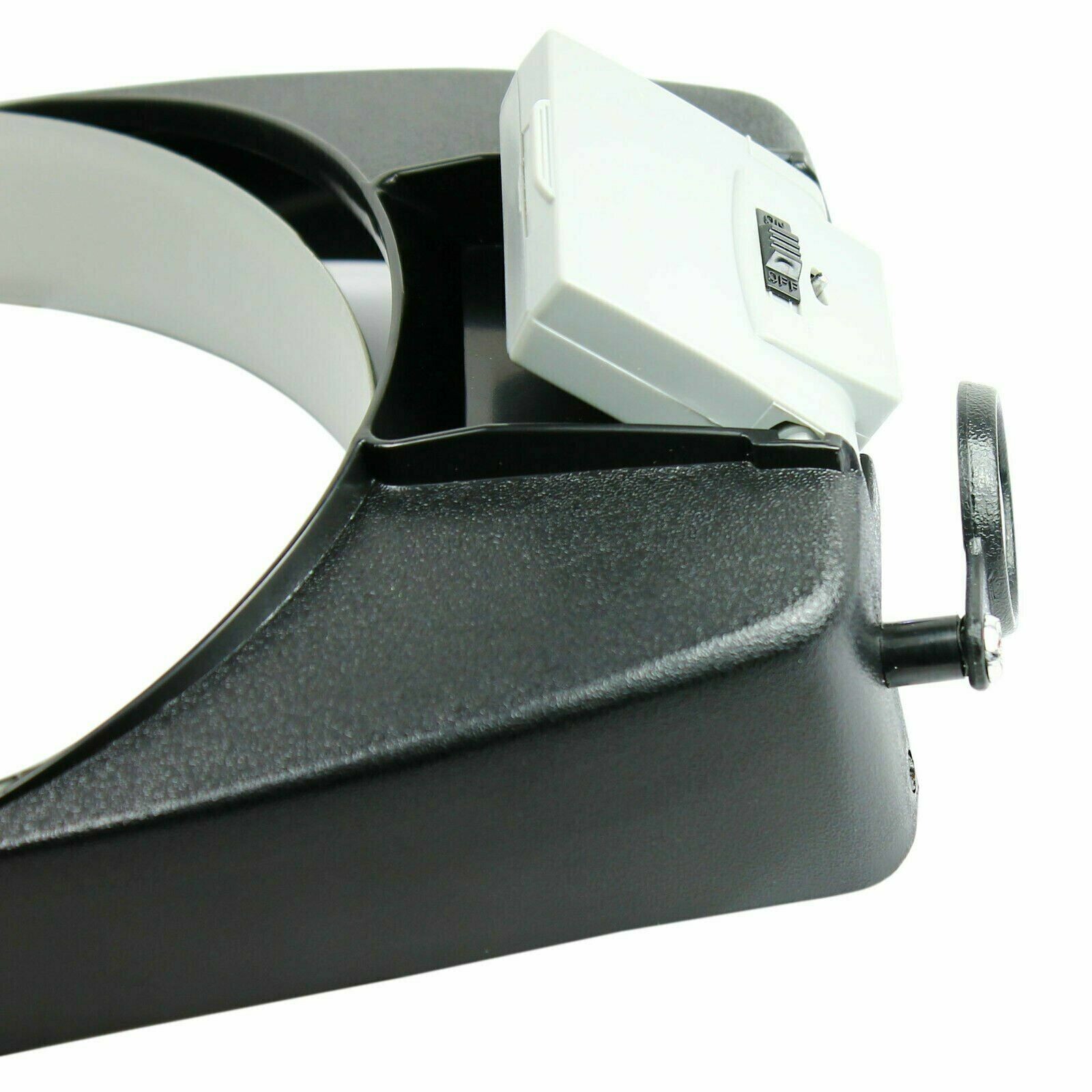 Headband Magnifier LED Illuminated Visor Glasses Loupe Head Band Magnifying