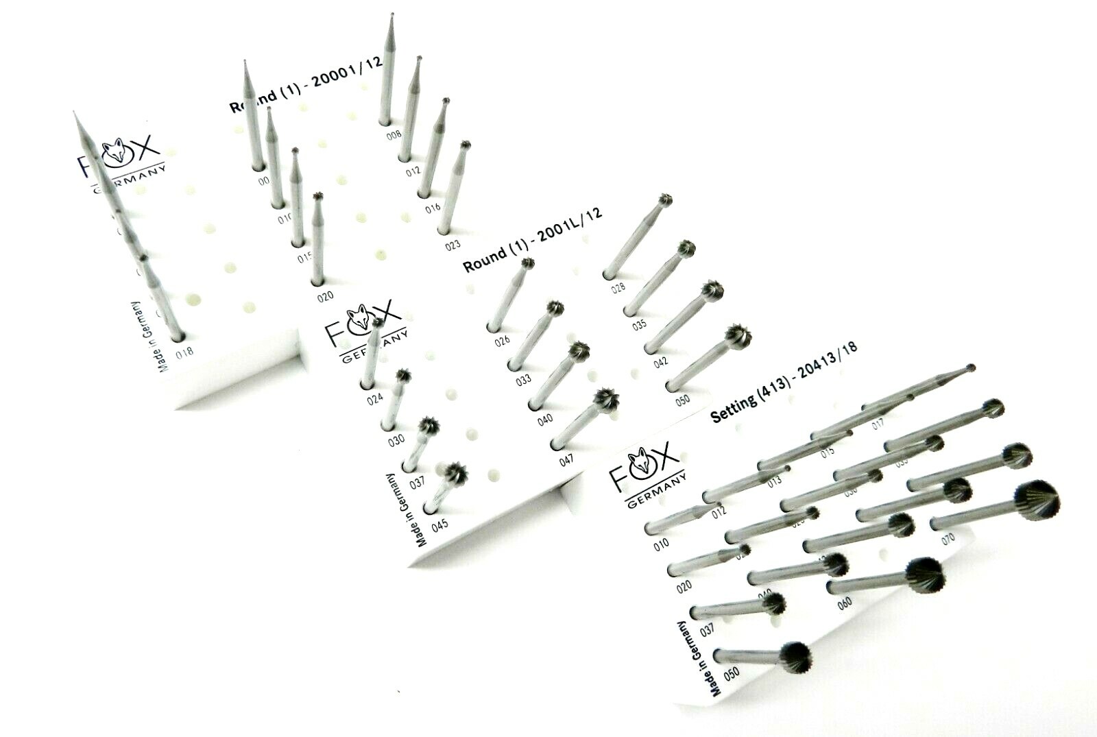 Jewelers Burs SET Round Ball Burs 005 – 5.0mm & Stone Setting Burs 010 – 7.0mm